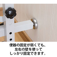 ウェルファン 洋式トイレ手すり といれって 肘掛跳ね上げ式 TH-Ｗ／L100 ウェルファンカタログ 126022 ウェルファンオリジナル（直送品）