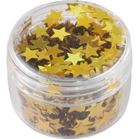アーテック ホログラムグリッター星 5mm ゴールド 93129 1セット(1個×7)