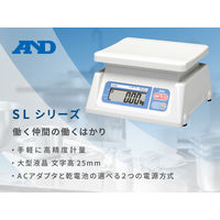 エー・アンド・デイ デジタルはかり ≪ひょう量:2000g 最小表示:1g≫ SL-2000 1台