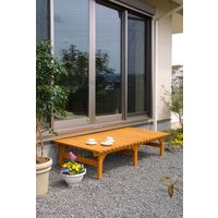 タカショー ウッディーDX縁台 ナチュラル 1800x900 BMSH-189NN 1台