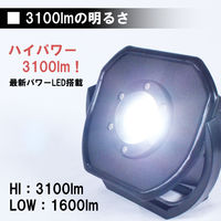 長輝LITETEC 充電式投光器33W PO-31 1台