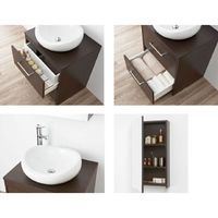 SANEI 洗面化粧台 WF015S2-600-DB-T3 1台（直送品）