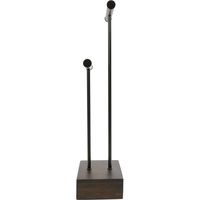 アントレックス Umbra ピラー ジュエリースタンド 幅127×奥行165×高さ465mm ブラック/ウォルナット 1台（直送品）