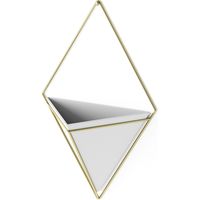 umbra トリッグ ウォールオーガナイザー L ホワイト/ブラス 2470752524 1個