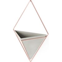 アントレックス Umbra トリッグ ウォールオーガナイザー L 幅220×奥行100×高さ390mm コンクリート/コパー 1個（直送品）