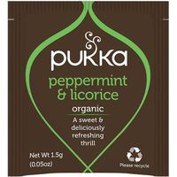 【ノンカフェイン】  【パッカハーブス】 ペパーミント＆リコリス有機ハーブティー 30g×20袋【オーガニック】 U1-10 8個（直送品）