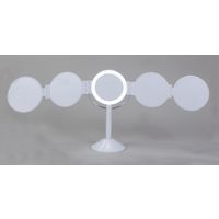 谷村実業 LEDライト付き5面鏡 a24341 1個（直送品）