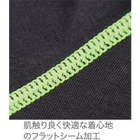 HOOH クールコットンアームカバー 186-87ライムイエロー Ｍ 村上被服 １セット（5双入）（直送品）