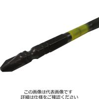 兼古製作所(ANEX) 黒龍靭ビット タフ 2本組 +2×130mm マグネット付き ABRMー2130 1セット(4本:2本×2パック)（直送品）