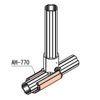 TMEHジャパン アルミスライダーL AH-770E 1セット(10個)（直送品）