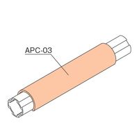 TMEHジャパン パイプカバー ブルー APC-03-3-BL 1個（直送品）