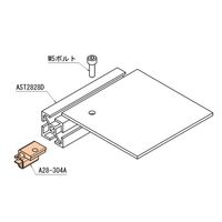 TMEHジャパン パネルブラケット A28-304A 1セット(10個)（直送品）
