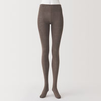 【レディース】無印良品 婦人 足なり直角 かかとに合う タイツ 婦人L モカブラウン 良品計画
