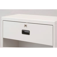 ナカバヤシ デスクターナ 引出し付 幅500×奥行286×高さ600mm ニューグレー ND-H722ニユ-グレ- 1台（直送品）