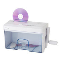 ナカバヤシ 3ウエイハンドシュレッダー303 ホワイト マイクロクロスカット NSH-303WH（直送品）