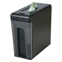ナカバヤシ パーソナルシュレッダー ノイズレス スリム ブラック クロスカット NSE-NLC02BK（直送品）