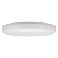 オーム電機 防雨防湿型LEDシーリングライト フラット型 700lm 電球色 06-4083 1台（直送品）