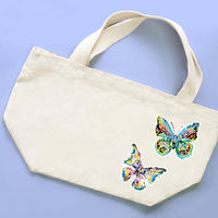 生地・布に貼るだけシール 【生地デコ】転写シート Fujiyoshi Brother's (フジヨシブラザーズ) プロデュース 蝶々 FD-（直送品）