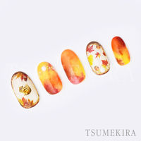 イングカワモト TSUMEKIRA(ツメキラ) ネイルシール 秋の彩り NN-ALS-101 1セット(3枚)（直送品）