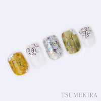 TSUMEKIRA(ツメキラ) ネイルシール DAISYプロデュース11 female black NN-DAI-118 1セット(3枚)（直送品）