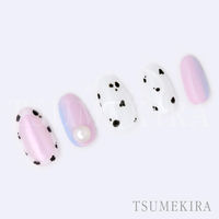 イングカワモト TSUMEKIRA(ツメキラ) ネイルシール ダルメシアン柄 NN-DMA-101 1セット(3枚)（直送品）