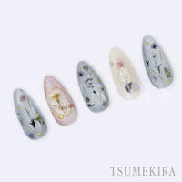 TSUMEKIRA(ツメキラ) ネイルシール flower decoration dark NN-FDE-002 1セット(3枚)（直送品）