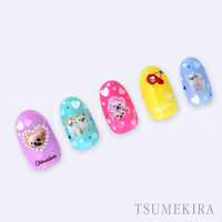 イングカワモト TSUMEKIRA(ツメキラ) ネイルシール 奥畑実奈プロデュース雪と晴ネイルシール NN-OHM-001 1セット(3枚)（直送品）