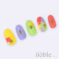 イングカワモト TSUMEKIRA(ツメキラ) ネイルシール 【noble】サマーパーツ(ゴールド) NO-SMP-001 1セット(3枚)（直送品）