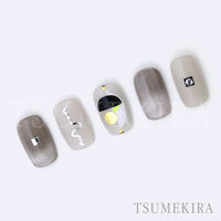 TSUMEKIRA(ツメキラ) ネイルシール naomiプロデュース union シルバー (ジェル専用) SG-NAO-002（直送品）