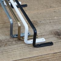 ポッシュリビング アイアンルームバーS シルバー W22.5×D6.5×H6.5cm 63729 1個（直送品）