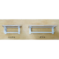 ポッシュリビング トイレットペーパーホルダー シングル ホワイト W20×D11×H9cm アイアン/マンゴーウッド 41370 1個（直送品）