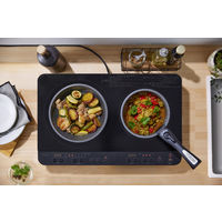 アイリスオーヤマ 2口IHコンロ IHK-WT41-B 1台（直送品）