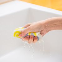 （100%天然素材）クリッパン スポンジワイプセット 水切りマット＆ふきん セルロース 北欧 キャンディ イエロー 1個 イーオクト