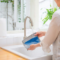 （100%天然素材）スポンジワイプ S 北欧ふきん セルロース 抜群の吸水力 カタカタ くじら 1個 イーオクト