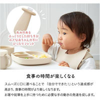 ユープラス ベビーカラトリーセット -ミニ- アッシュブルー スプーン フォーク セット BCSM-ABL 1セット（直送品）