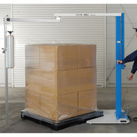 司化成工業 くるくるマック 移動式手動型ストレッチ包装機 紙管内径3インチ用 W-KL2 1式(1台)（直送品）