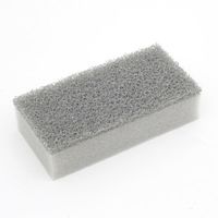 キッチンスポンジ 三ツ星スポンジ ソフト 食器洗い用 泡立ちよく へたりにくい 抗菌 防臭 グレー 日本製 1個 ワイズ