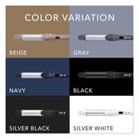 SALONIA（サロニア）　2WAYストレート&カールヘアアイロン ネイビー 32mm I-ne