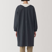 無印良品 着脱しやすい 割烹着 フリーサイズ ダークグレー 良品計画