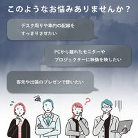 慶洋エンジニアリング HDMIワイヤレス センナックスHDMI AN-S135H 1個