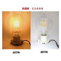 東京メタル LEDボール型フィラメント電球 LDG6LC22K60WTM 1個（直送品）