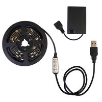 コロナ産業 テープライト1m RGB USB給電・電池2WAY RUS1RGB 1個（直送品）