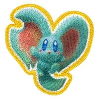 「星のカービィ ディスカバリー」ワッペン エフィリン 幅 約3.9cm×高さ 約4cm シールアイロン両用タイプ BAN450-BAN98（直送品）