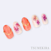 イングカワモト TSUMEKIRA(ツメキラ) ネイルシール インクアート Pink NN-INK-103 1セット(3枚)（直送品）