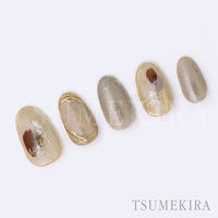 イングカワモト TSUMEKIRA(ツメキラ) ネイルシール 塗りかけ warm NN-NRK-101 1セット(3枚)（直送品）