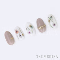 TSUMEKIRA(ツメキラ) ネイルシール tatiプロデュース6 Flora(クリア) NN-TAT-108 1セット(3枚)（直送品）