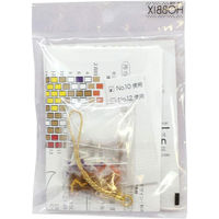 ホビックス HOBBIX ビーズステッチキット 京・西陣柄宇治ほうじ茶がまぐち根付け 菱 PB159 1セット(3個)（直送品）