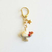 ホビックス HOBBIX ビーズキット 京・レトロ喫茶キーホルダー アイスクリーム PB-324 PB324 1セット(3個)（直送品）