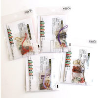 ホビックス HOBBIX ビーズステッチキット 歌舞伎・隈取柄 根付けキット 時平-しへい- PB60 1セット(3個)（直送品）