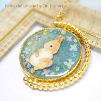 【レジンクラブ】 レジン用シール たけいみき プロデュース1 mimi fleur 2枚セット(両面印刷) RC-TKI-101（直送品）